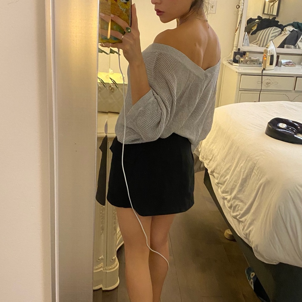 Silver blouse